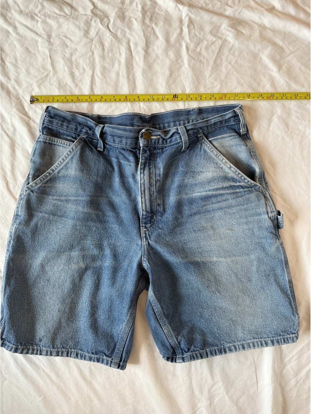 Carhartt Denim Work Shorts Size 34
